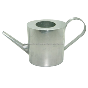 Macetas de flores de metal, diseño liso de forma redonda para restaurante, jardín, accesorios decorativos para macetas florales - Product Image 4