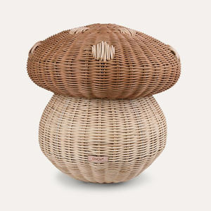 Panier décoratif en forme de fruit pour chambre d'enfant, organiseur de rangement luxueux en rotin pour chambre de bébé - Product Image 4