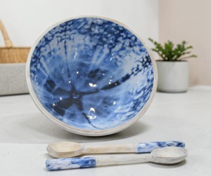 Handcrafted <b>Mango</b> <b>Wood</b> <b>Bowl</b> Spoon for Serving Salad Fruits Snacks Dry Fruits | Eco-Friendly Modern Party Home Use Kitchenware - Product Image 4