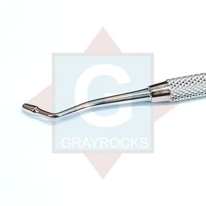 GRAYROCKS Dental Hollenback Amalgam Plugger Condenser Manual Knurled Grip Silver Instrumento Quirúrgico Clase I - Product Image 5