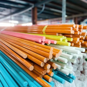 Factory High UV Resistance Strength Glass Fiber Stick Gfrp Pultruded FRP Fiberglass White Fiberglass <b>Rod</b> - Product Image 5