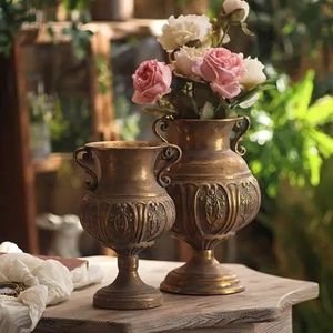 Handmade Metal Flower <b>Vase</b> For Stylish Home Decor Featuring <b>Unique</b> Craftsmanship And Elegant Appearance - Product Image 3