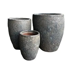 Custom Home Decor Viet Nam Flower Pot Vase Ceramic Garden Decorative Rustic Outdoor Antique Atlantic Style Pottery Planters