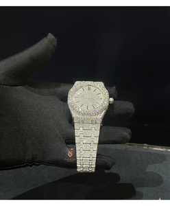 Customized Design Luxury Men's <b>Watch</b> Fashion Style Inlaid with Moissanite Diamond High Quality Mechanical <b>Watch</b> - Product Image 1