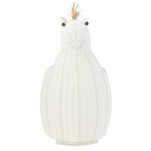 Cesta Resistente para Habitación Infantil, Cesta de Almacenamiento de Juguetes de Mimbre Tejida a Mano para Organización de Guardería, Lavandería y Decoración del Hogar - Product Image 2