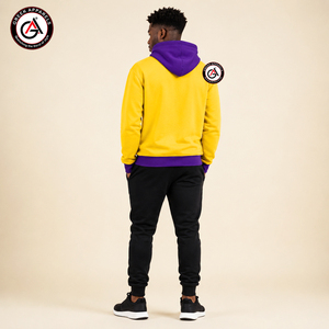 Sudadera con Capucha de Forro Polar para Hombre, con Bordado Omega en la Parte Delantera, al por Mayor |   Sudaderas con Bordado Personalizado - Product Image 2