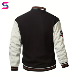 Best Selling Stylish OEM Service Men's Canvas Custom Winter Wear With Front Logo New Arrival College Baseball Letterman Jackets - Product Image 2
