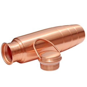 Classic design Pure <b>Copper</b> Water <b>Bottle</b> Handcrafted Hammered Design Eco-Friendly Drinkware for Gym Yoga and Office - Product Image 6