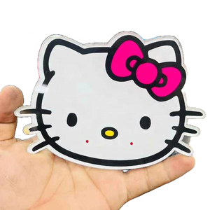 Hello Kitty nouveauté dessin animé conception cils carreaux personnaliser cils tuile fraise tuile avec aimants durable Logo personnalisé - Product Image 2