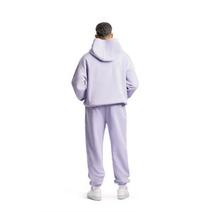 Ensemble de survêtement unisexe décontracté de qualité supérieure pour l'automne, léger, à capuche, 100% coton, design 2 en 1 - Product Image 4