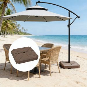 Base per Ombrellone da Giardino Marrone, Solo Base per Ombrelloni da Esterno - Product Image 1