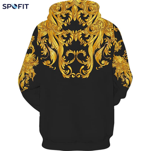 Conjunto Deportivo de 2 Piezas para Hombre, Invierno, Exterior, Grueso, Transpirable, Poliéster/Algodón, Sudadera con Estampado de Forro Polar - Product Image 2
