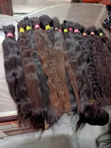 Paquetes de cabello al por mayor Hairroot India HRI-05-Baby Hairs, castaño natural, Remy, cabello indio de templo, cutícula alineada, trama doble a máquina - Product Image 3