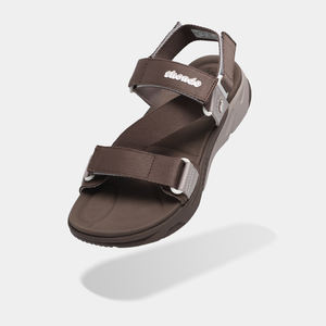 Sandalias Deportivas Casuales Unisex con Diseño de Tiras Cruzadas, Punta Abierta, Ligeras, de EVA Marrón, Cómodas - Product Image 4