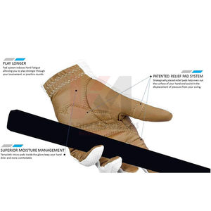 Guantes de Golf de Cuero al por Mayor con Opción de Logotipo Personalizado, Correa de Muñeca Ajustable y Comodidad Duradera - Product Image 6