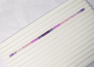 พลอยแซฟไฟร์ทรงปรินเซสคัทหลากสี: พลอยคอรันดัมหลากสีจากห้องปฏิบัติการสำหรับทำเครื่องประดับ ขนาด 7.5 นิ้ว - Product Image 3