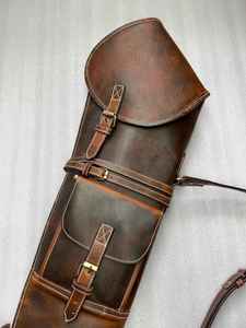 Étui de transport en cuir de qualité supérieure et durable pour armes à feu, idéal pour la chasse au gros gibier – Holster de haute qualité - Product Image 4