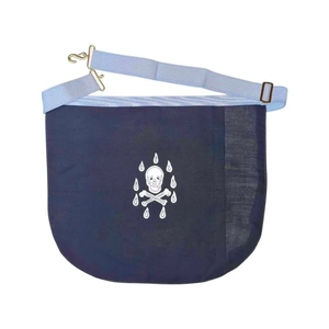 Tablier de Maître Maçon du Rite Français, bords droits, broderie machine professionnelle, dentelle, épingle de sûreté, qualité supérieure pour cérémonie - Product Image 2