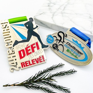 Medalla de oro de metal 3D personalizada al por mayor de China, Medalla deportiva de moda de plata y cobre - Product Image 4