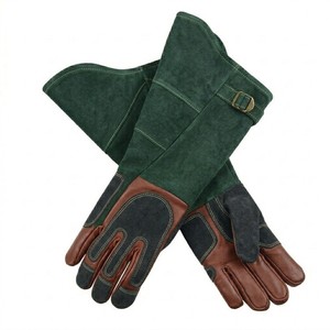 Gants de soudage en cuir robustes à manches longues, résistants à la chaleur, ignifuges, avec coutures en Kevlar, pour soudeurs, vente en gros - Product Image 4