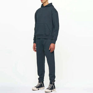 Conjuntos de Chándales de Invierno Personalizados al por Mayor para Hombre, de Algodón Sólido Casual con Forro Polar, Cálidos, Suaves, Estampados y Bordados - Product Image 2