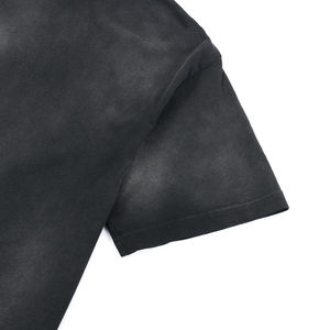 T-shirts graphiques personnalisés OEM pour hommes, impression sérigraphique, style vintage, effet délavé, coupe oversize - Product Image 3