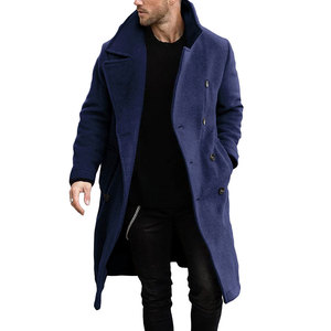 Abrigo Largo de Lana para Hombre, Diseño Elegante, Formal, para Oficina, Estilo Lujoso, para Uso Diario al Aire Libre - Product Image 1