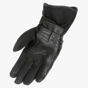 Gants de moto en cuir de vachette respirants et antidérapants SAAR INDUSTRIES, à doigts complets, fonction écran tactile, pour sports d'hiver et course, vente en gros - Product Image 2