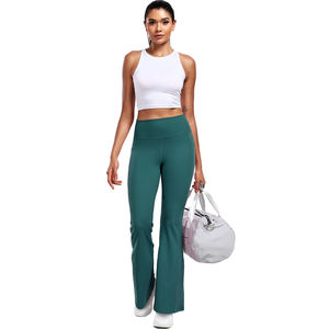 Leggings de Cintura Alta Personalizados, Elásticos, Transpirables, Antibacterianos, Sin Costuras, Ecológicos, Pantalones de Yoga para Mujer - Product Image 6