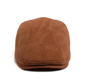 Unisex 100% Cotton Adjustable <b>Flat</b> Cap England Style Casual Outdoor <b>Hat</b> for Adults Four Seasons - Product Image 2