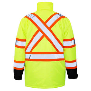 Chaqueta de Seguridad Reflectante de Alta Visibilidad con Tela Impermeable y Transpirable para Trabajos al Aire Libre - Product Image 1