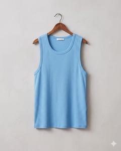 Camiseta sin mangas BEANO para hombre, cuello redondo, informal, tejida, color negro liso, de algodón, para verano, en oferta. - Product Image 5