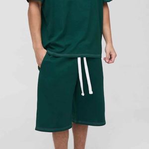 Ensemble T-shirt et short d'été pour homme OEM – Coton respirant, séchage rapide, tenue de sport personnalisée avec impression de marque - Product Image 3