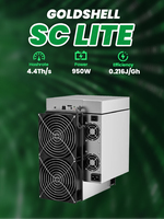 Goldshell SC Lite 4.4TH/s Siacoin SC Miner Blake2b ASIC Miner Machine de minage crypto à faible consommation d'énergie pour le minage domestique
