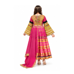 Nuevo Vestido Afgano Kuchi Hecho a Mano para Mujer, Diseño Tradicional, Tela de Lino y Seda de Alta Calidad, Último Diseño, MOQ Bajo - Product Image 6