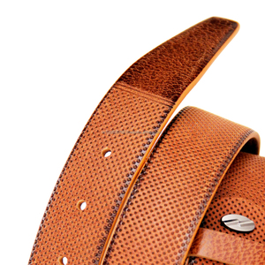 Cinturones formales de cuero para hombre de 34 mm de primera calidad con diseño de lujo duradero Aleación de logotipo personalizado para hebilla Ropa de oficina al por mayor - Product Image 4