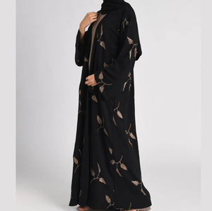 Venta al por Mayor de Fábrica, Ropa Musulmana Tradicional, Estilo Árabe de Oriente Medio, Túnica Simple para Mujer, Abaya, Kaftan, Abayas Árabes de Qatar y Kuwait - Product Image 6