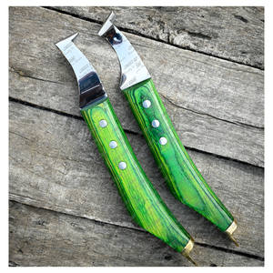 Nouveau cheval maréchal-ferrant outil Instrument vétérinaire sabot coupe couteau lames tranchantes boucle sabot couteau Double-bord lame maréchal couteau - Product Image 3