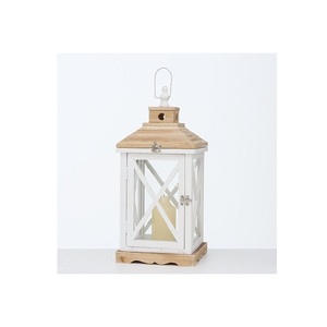 Noble India Exports - Farol de Madera Rústico Hecho a Mano con Impresión Personalizada para Decoración del Hogar, Bodas, Acción de Gracias - Product Image 3