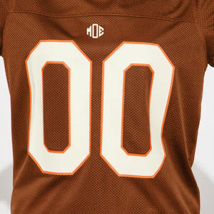 Camisetas de malla con cuello en V unisex, estilo jersey de fútbol americano, retro, cortas, holgadas, personalizables con logo, para mujer, estilo urbano y moderno. - Product Image 4