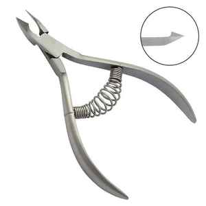 Coupe-ongles professionnel compact et léger russe, courbé, adapté aux bébés, à large ouverture, en acier inoxydable, pour cuticules - Product Image 5