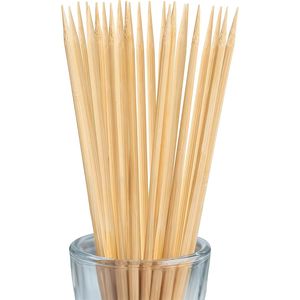 Brochetas de Bambú Natural de 12 Pulgadas para Fiestas de Barbacoa, para Brochetas de Frutas, Aperitivos, Hamburguesas, Ramos de Flores, Fuentes de Chocolate - Product Image 1