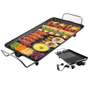 Household Indoor Meat Skewers Non-stick Coating Cooking Pan 220V Multifunctional <b>Electric</b> Grill - Product Image 6