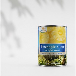 Piña en Rodajas Enlatada en Almíbar Ligero de Primera Calidad, Deliciosa, en Oferta, Empacada en Latas de Varios Tamaños - Product Image 1