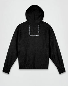 Sudadera con Capucha de Mohair de Alta Calidad, Talla Grande, 250G, Hombros Caídos, Sudadera de Mohair Gruesa, Lino, Manga Larga, Diseño Liso - Product Image 2