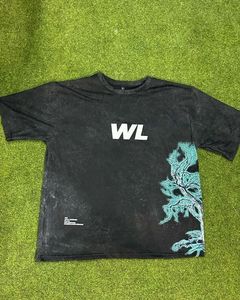 เสื้อยืดเจอร์ซีย์ทรงปกติสำหรับผู้ชาย OEM ผ้าฝ้าย 100% สตรีทแวร์ สีพื้น พิมพ์ลายด้านหน้าตามสั่ง คอกลม แขนสั้น สวมใส่สบาย เป็นมิตรต่อสิ่งแวดล้อม - Product Image 2