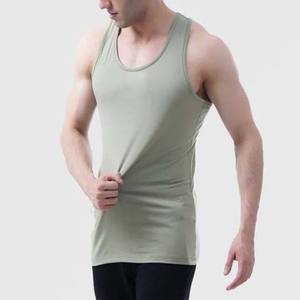 Custom Men Tank Top Cotton <b>Stringer</b> Gym Printed <b>Vest</b> Fitness Singlet Workout Muscle Tank Top In Solid Colours - Product Image 2