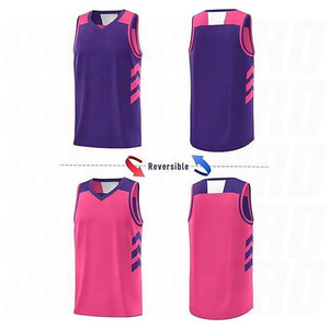 Maillots de basket-ball respirants et à séchage rapide de haute qualité, designs personnalisés, vêtements de sport en polyester, ensembles d'uniformes d'équipe, entraînements, matchs, jeux - Product Image 3