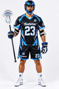 Ensemble d'uniformes de lacrosse personnalisés par sublimation, maillot et short de lacrosse pour hommes, vêtements de sport d'équipe, logo personnalisé, uniforme athlétique respirant - Product Image 3