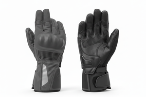 Gants de moto en cuir tendance, compatibles écran tactile, antidérapants, de protection pour la course, pour hommes et femmes, équipement durable - Product Image 3